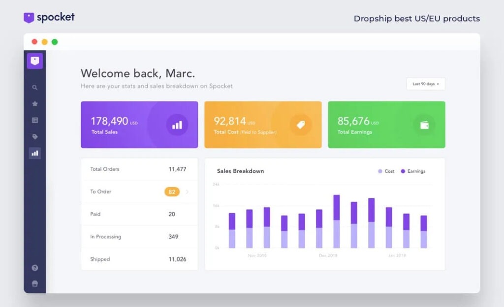 Spocket Dropshipping